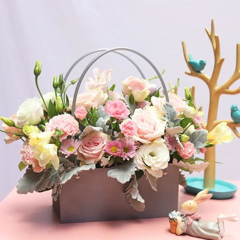 1 Pcs Flower Paper Boxes Bucke - Florist Supply Buckets 评论和价格