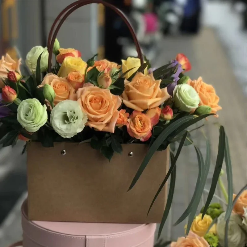 1 Pcs Flower Paper Boxes Bucke - Florist Supply Buckets 评论和价格